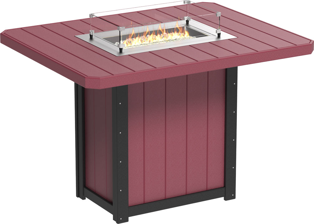 Lumin Fire Table 62" Rectangular