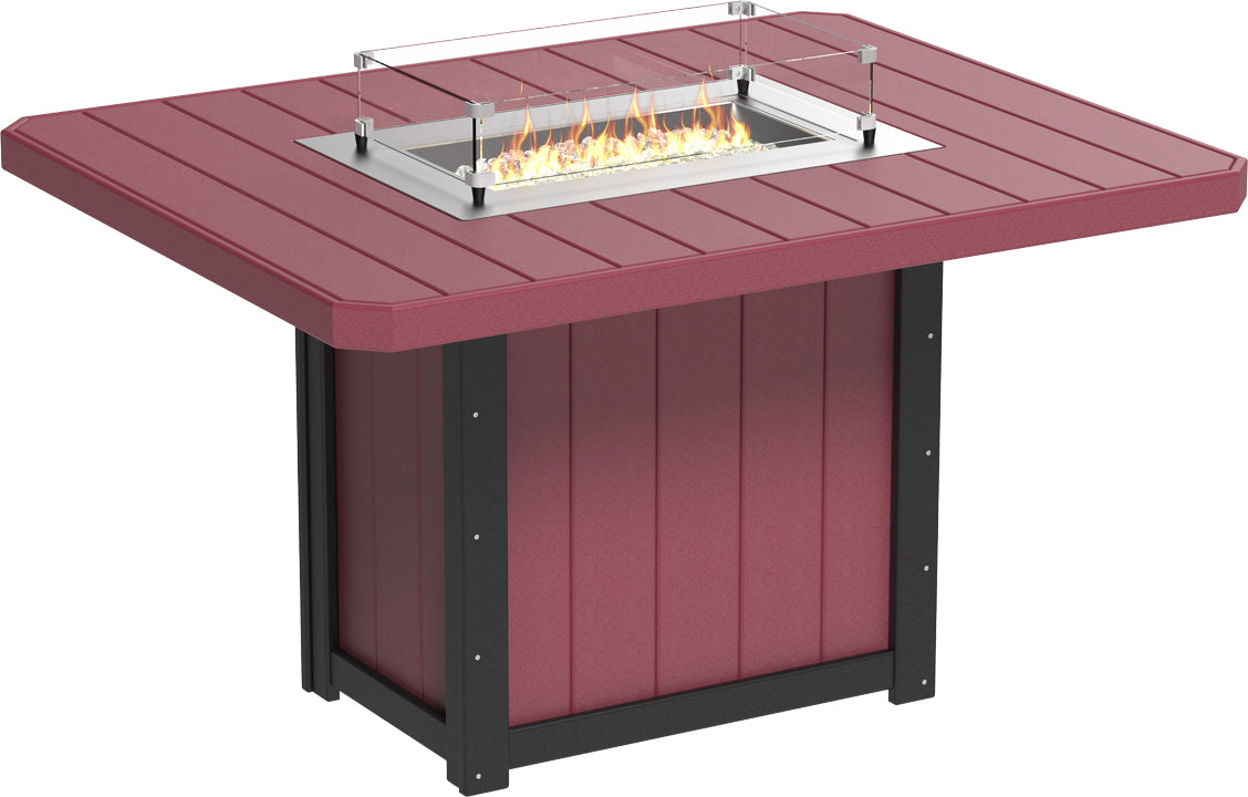 Lumin Fire Table 62" Rectangular