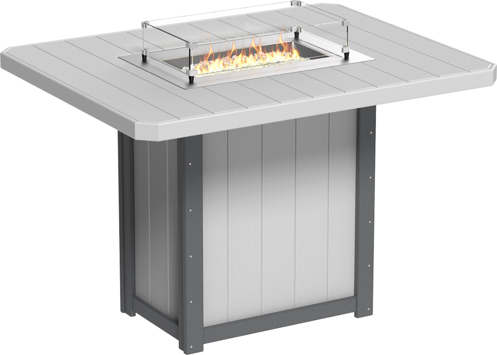 Lumin Fire Table 62" Rectangular