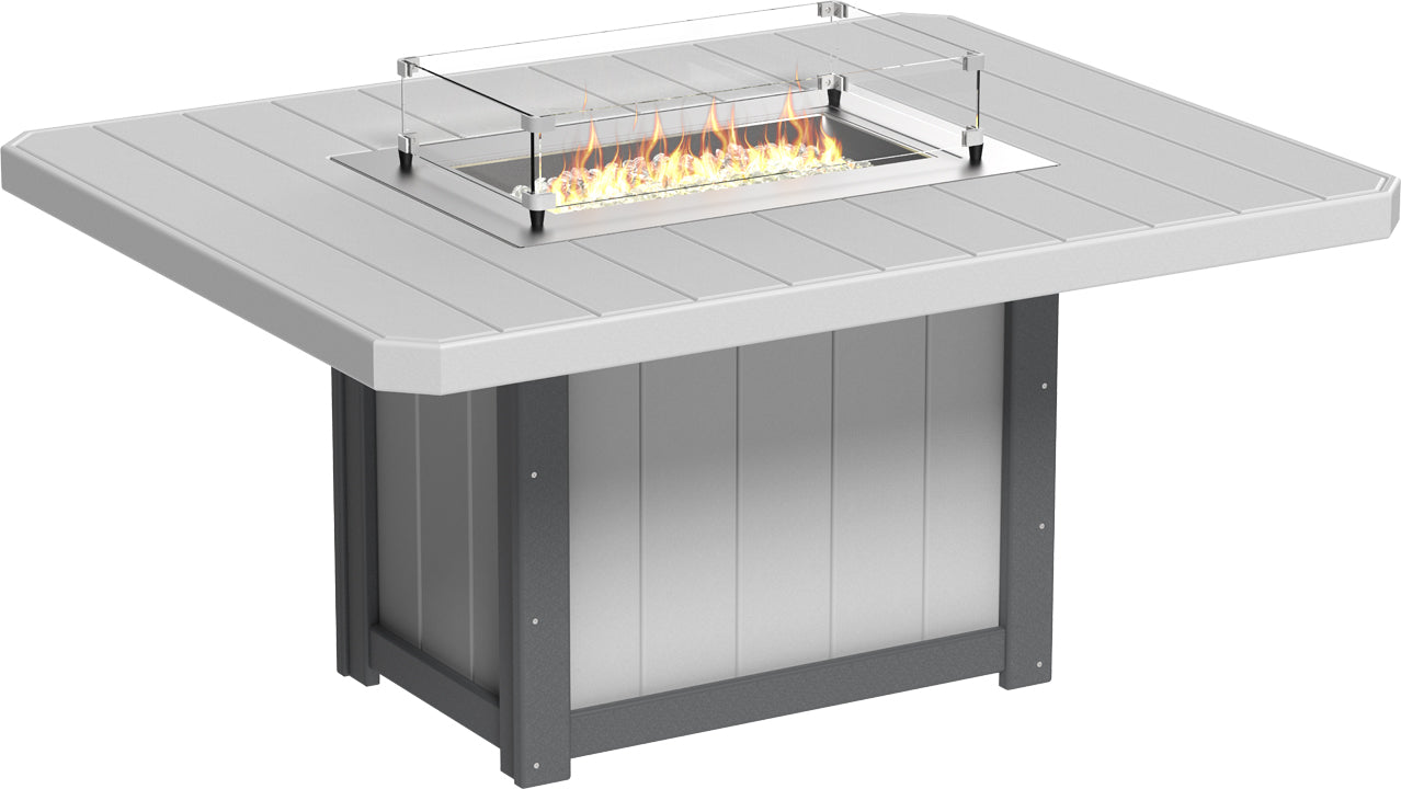 Lumin Fire Table 62" Rectangular