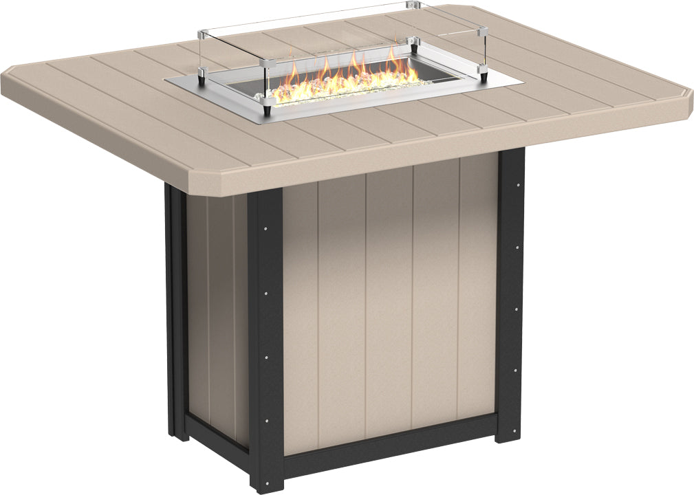 Lumin Fire Table 62" Rectangular