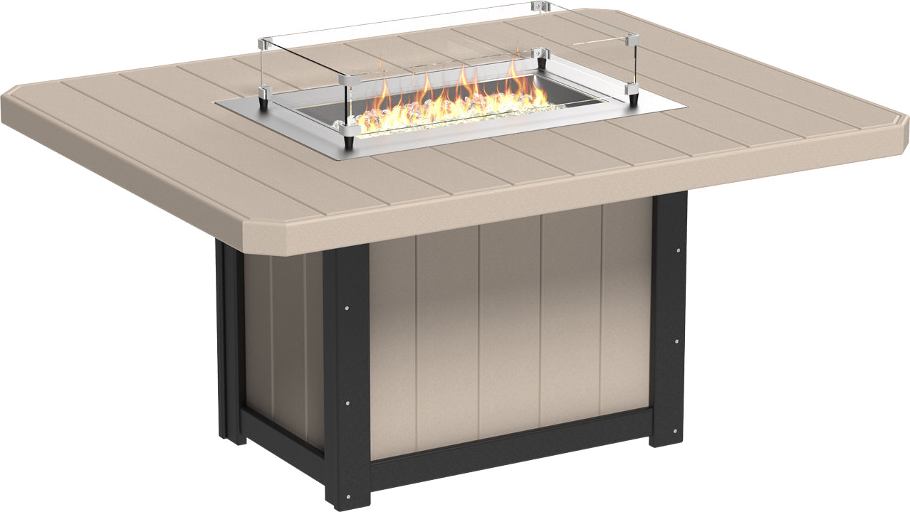 Lumin Fire Table 62" Rectangular