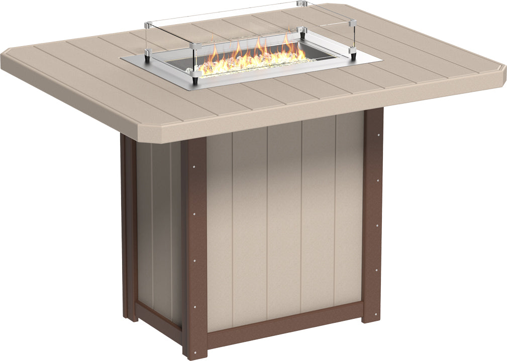 Lumin Fire Table 62" Rectangular