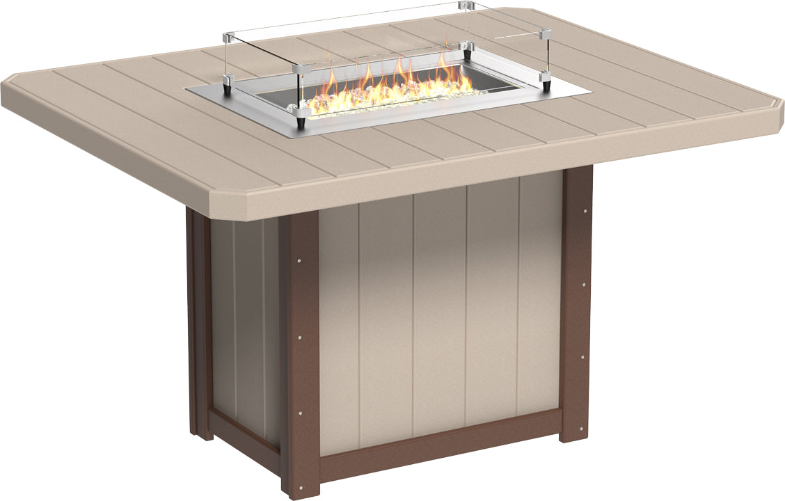 Lumin Fire Table 62" Rectangular