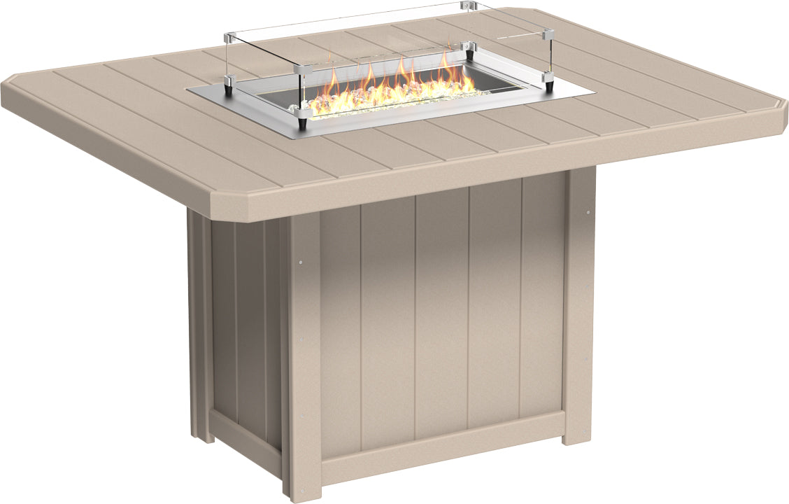 Lumin Fire Table 62" Rectangular