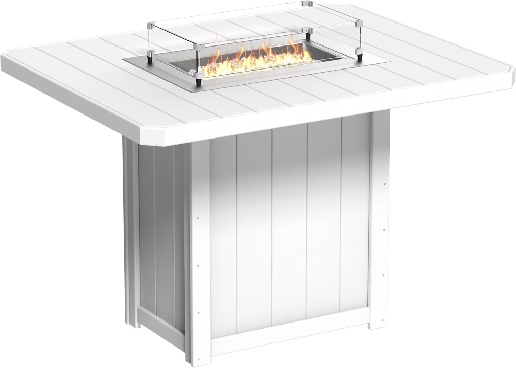 Lumin Fire Table 62" Rectangular