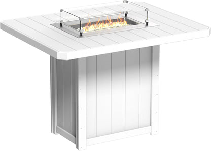 Lumin Fire Table 62" Rectangular