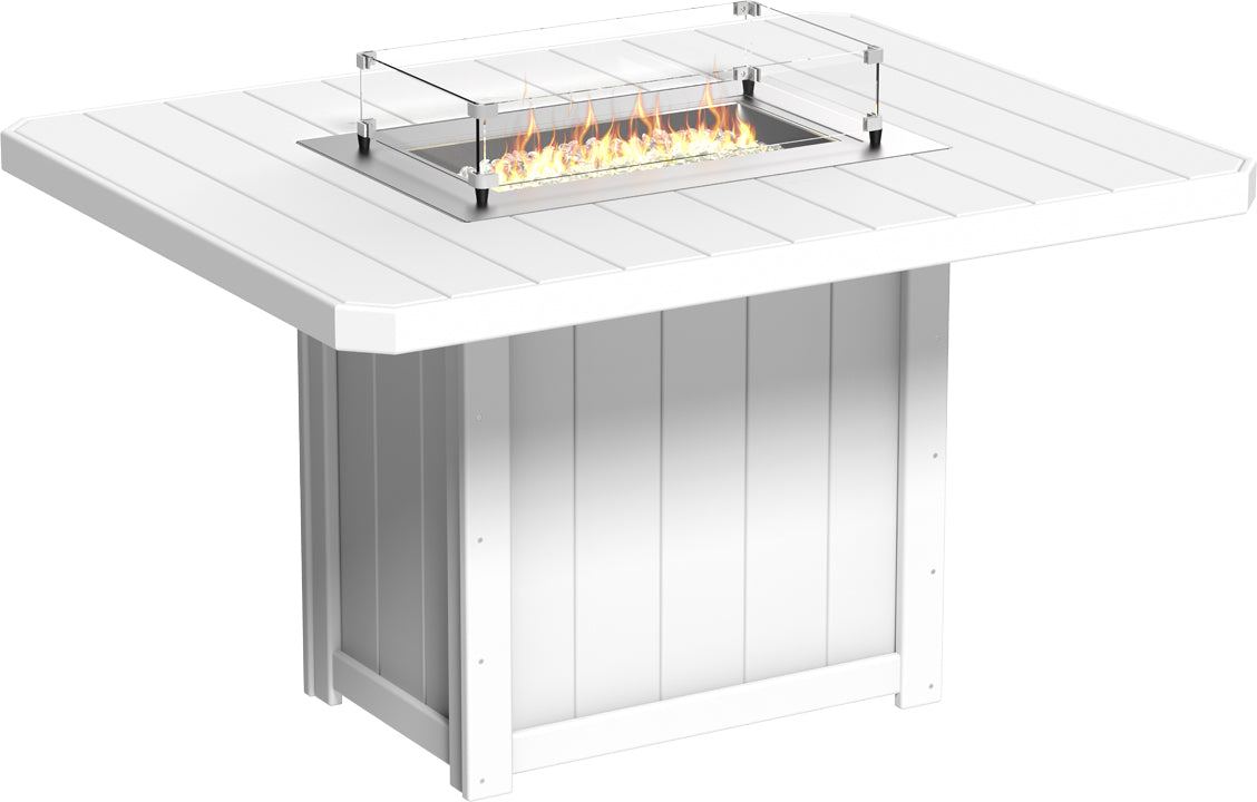 Lumin Fire Table 62" Rectangular