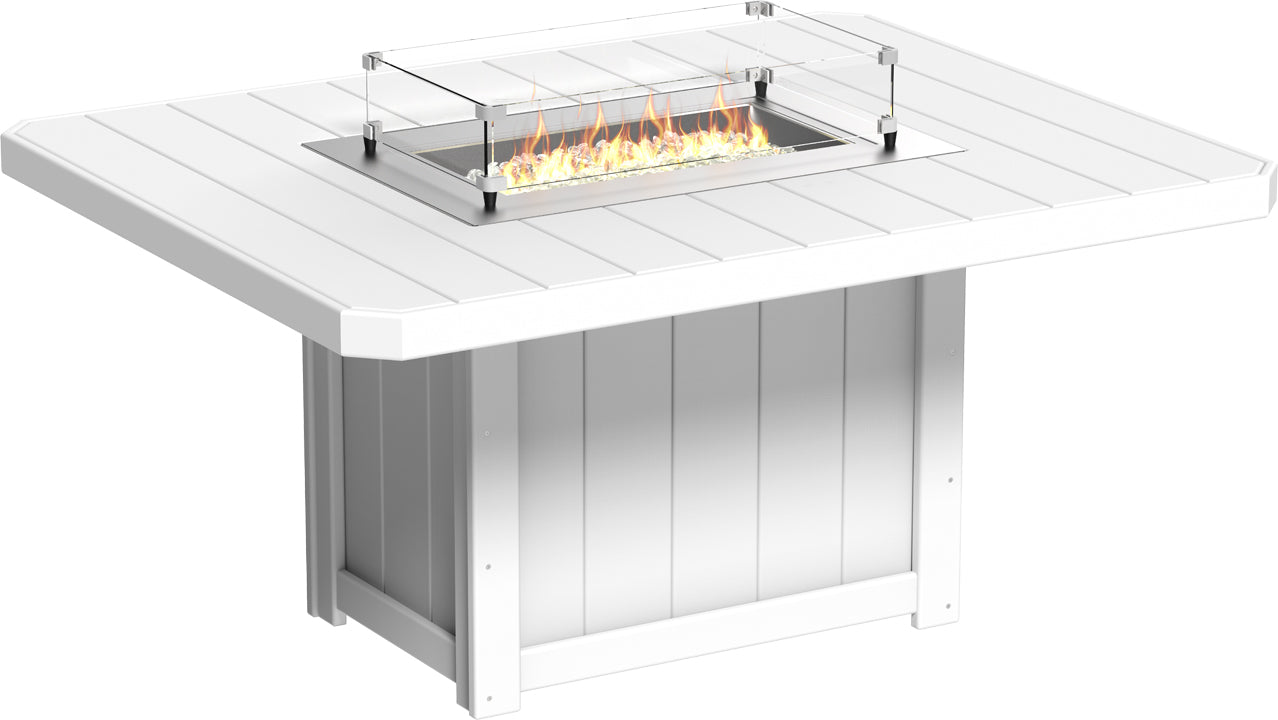 Lumin Fire Table 62" Rectangular