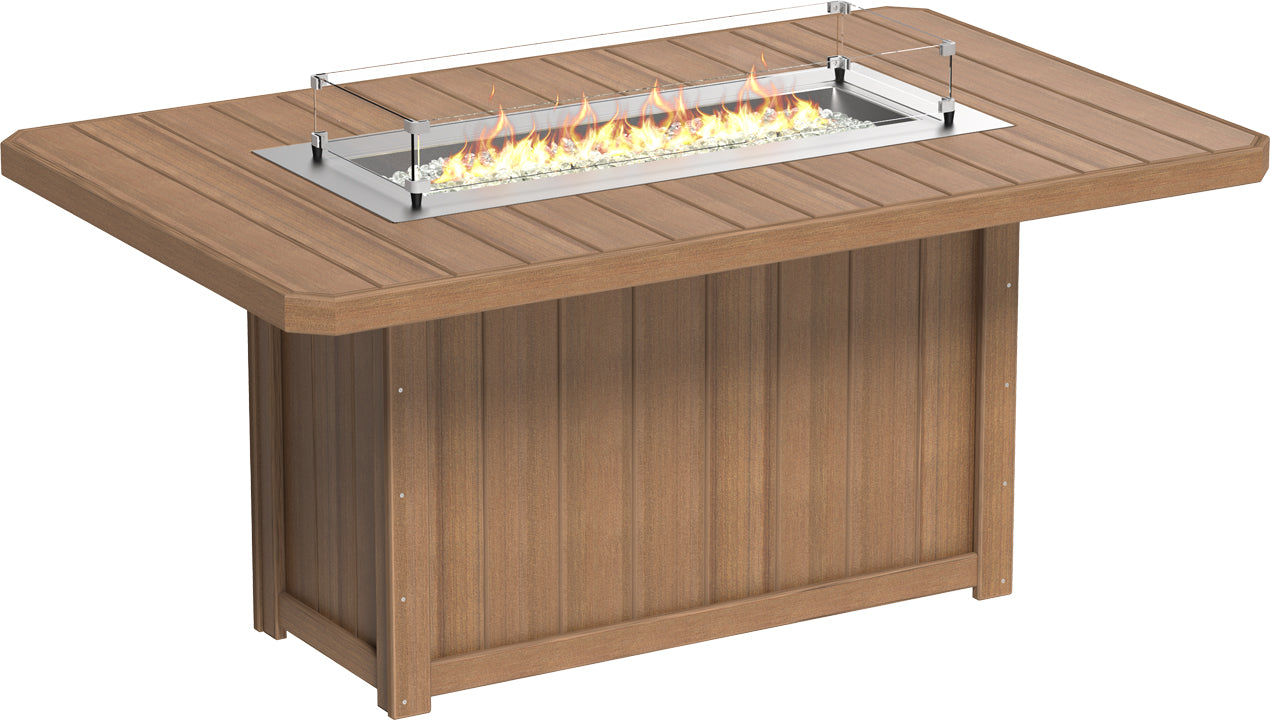 Lumin Fire Table 79" Rectangular