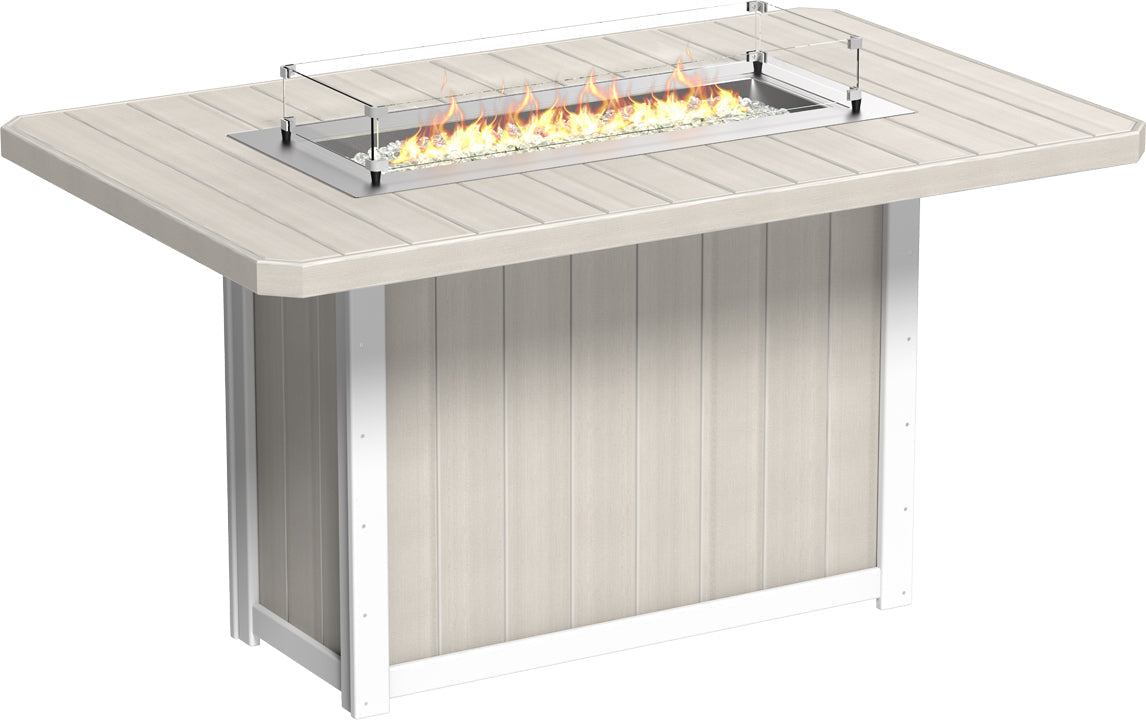 Lumin Fire Table 79" Rectangular