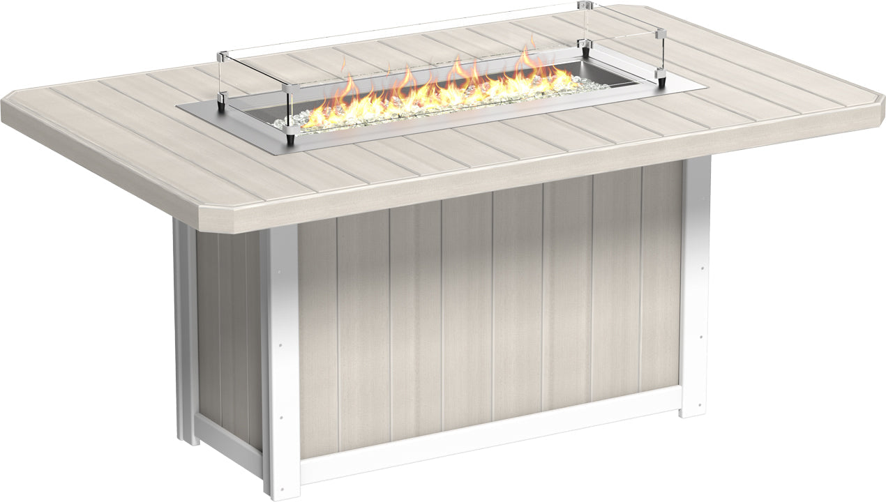 Lumin Fire Table 79" Rectangular
