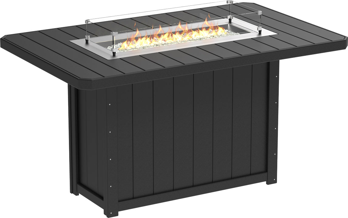 Lumin Fire Table 79" Rectangular