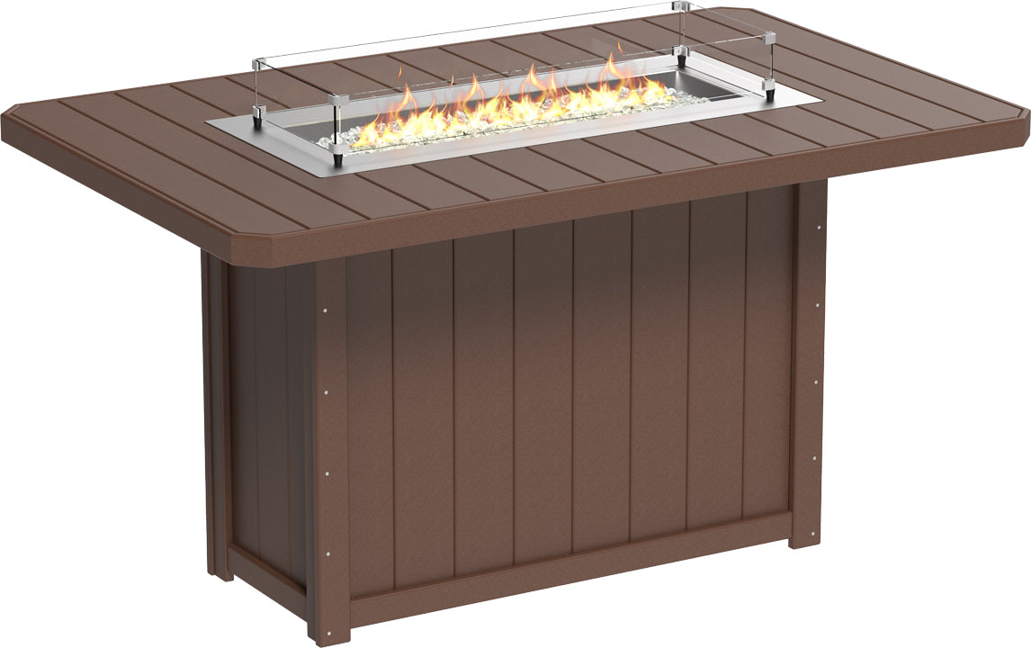Lumin Fire Table 79" Rectangular