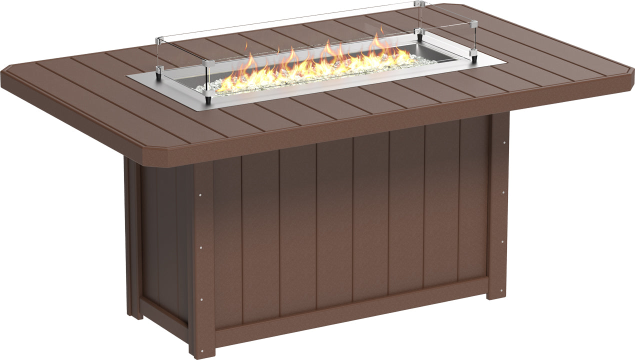 Lumin Fire Table 79" Rectangular