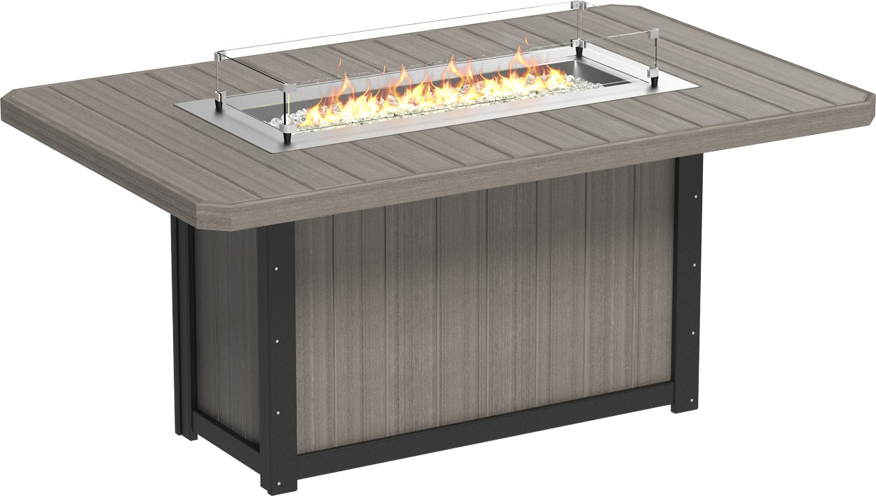 Lumin Fire Table 79" Rectangular