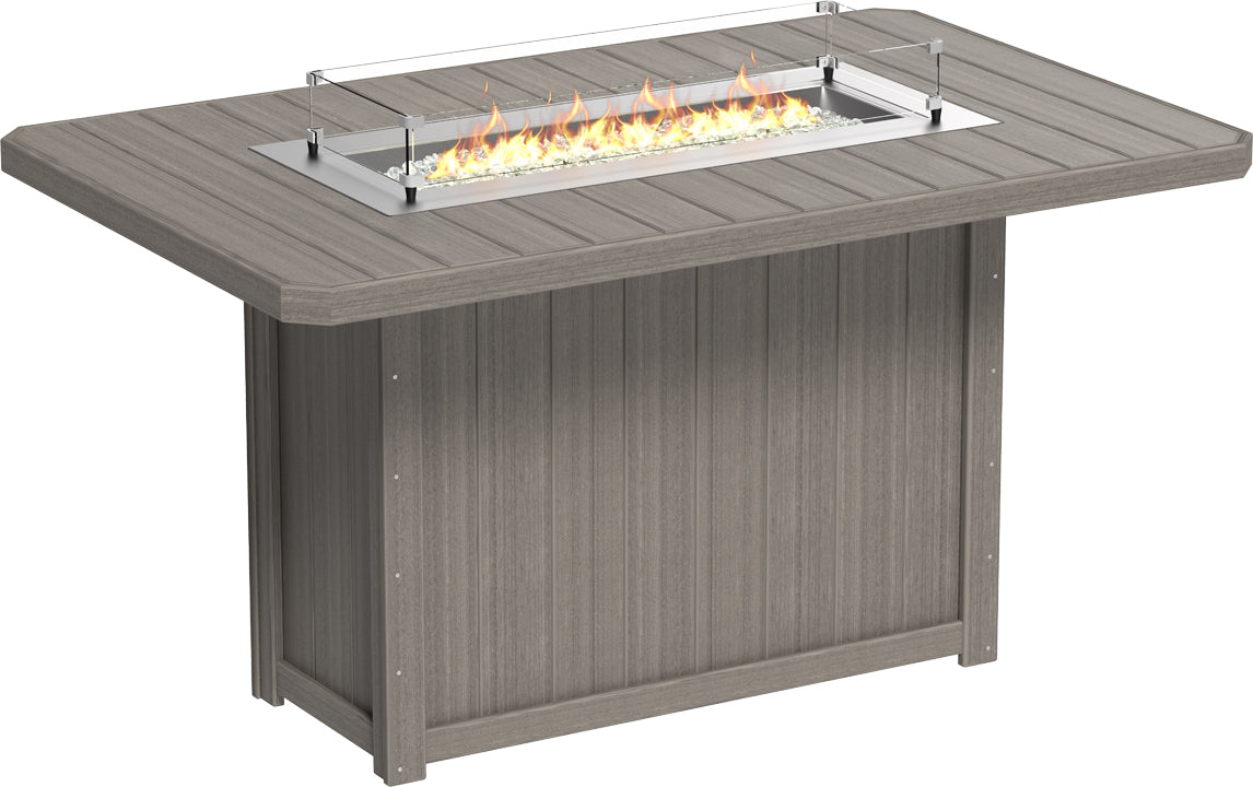 Lumin Fire Table 79" Rectangular