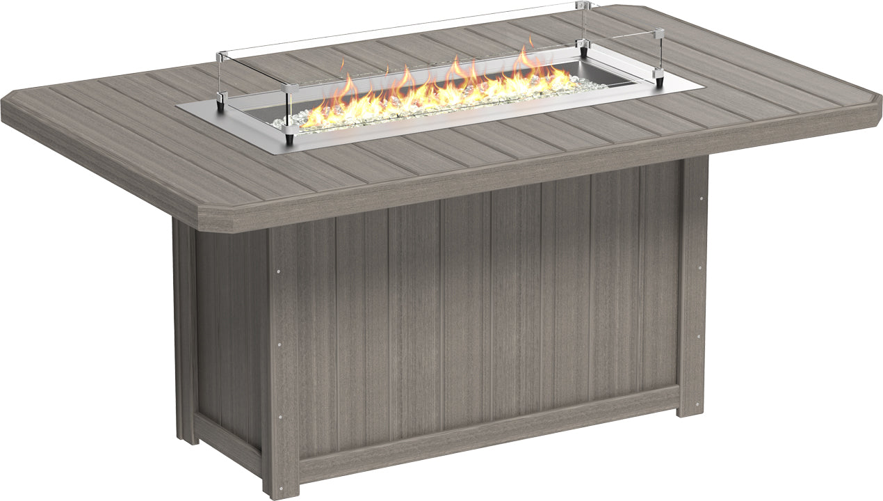 Lumin Fire Table 79" Rectangular