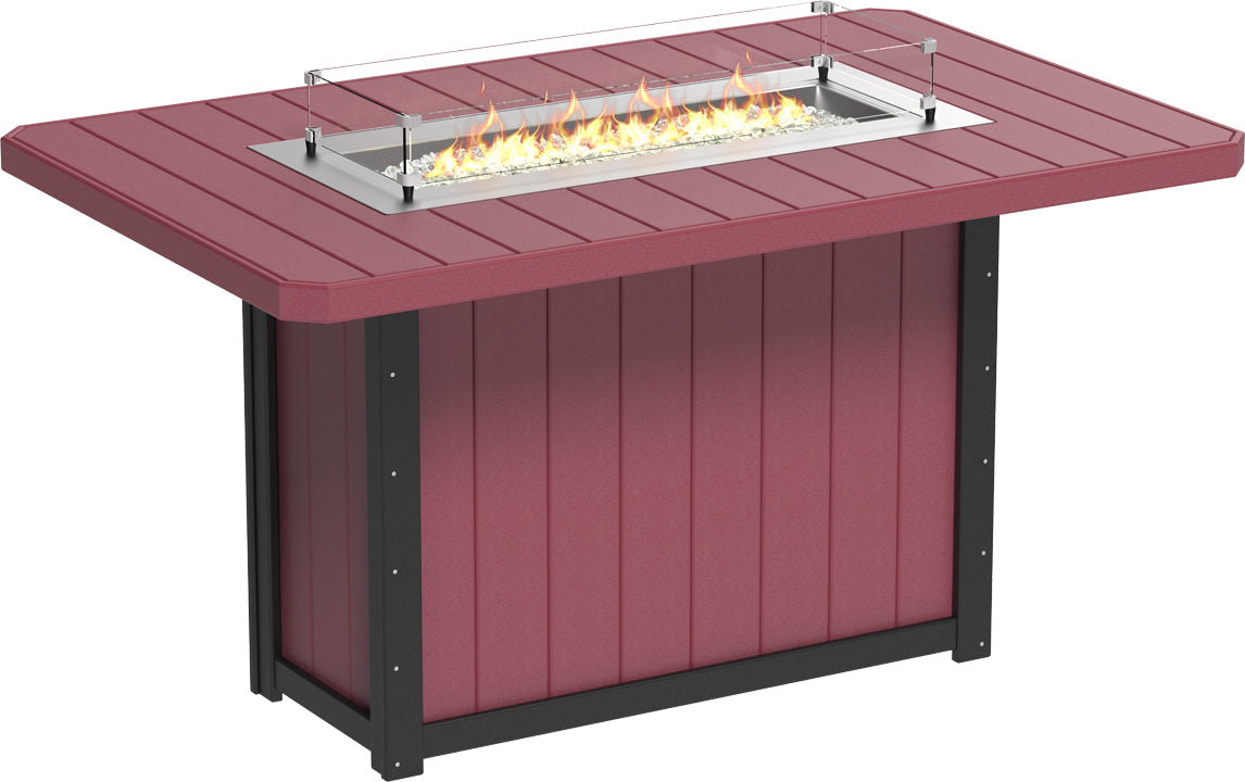 Lumin Fire Table 79" Rectangular