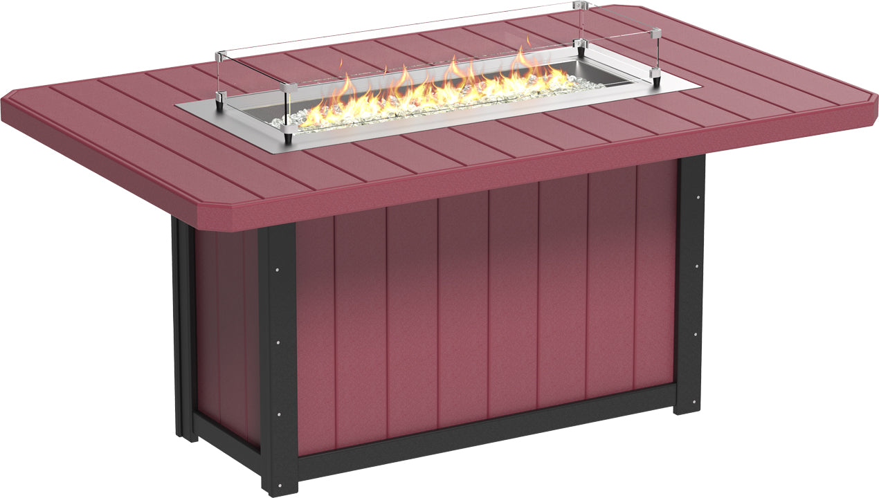 Lumin Fire Table 79" Rectangular