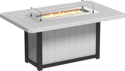 Lumin Fire Table 79" Rectangular