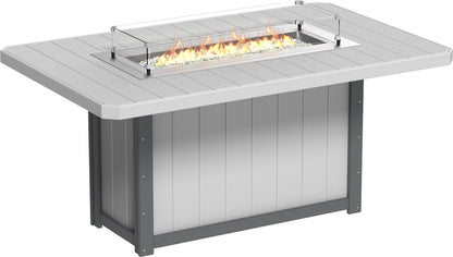 Lumin Fire Table 79" Rectangular