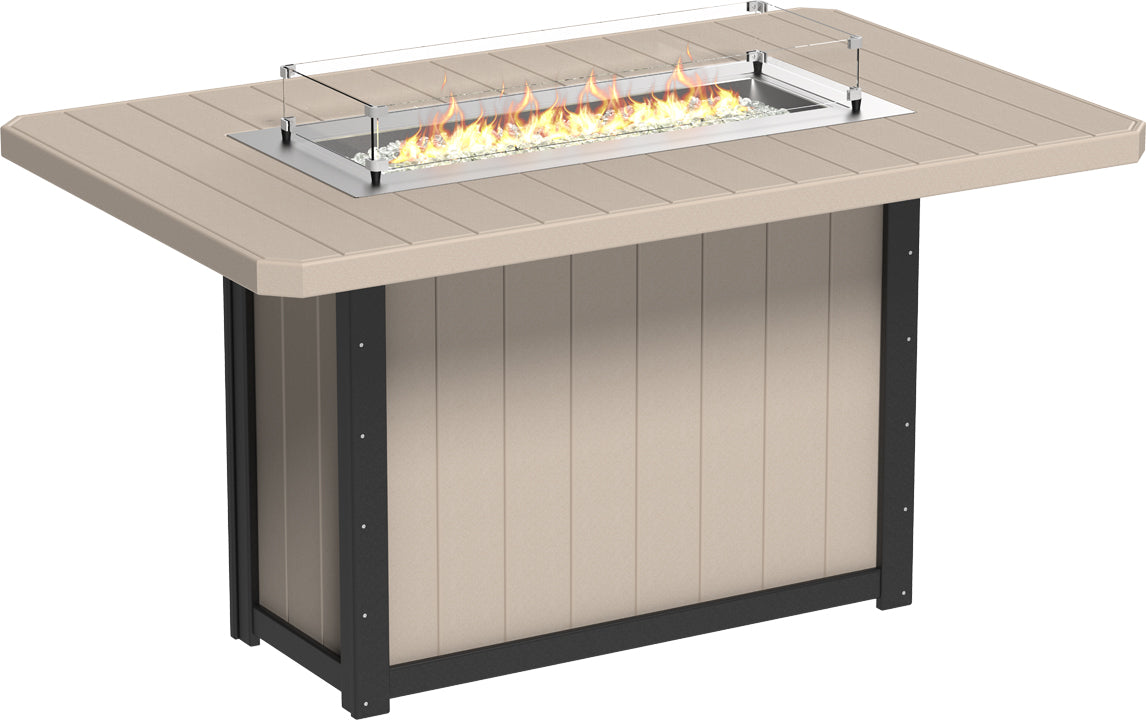 Lumin Fire Table 79" Rectangular