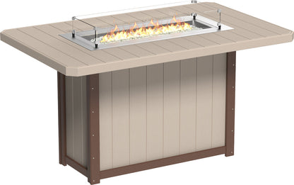 Lumin Fire Table 79" Rectangular