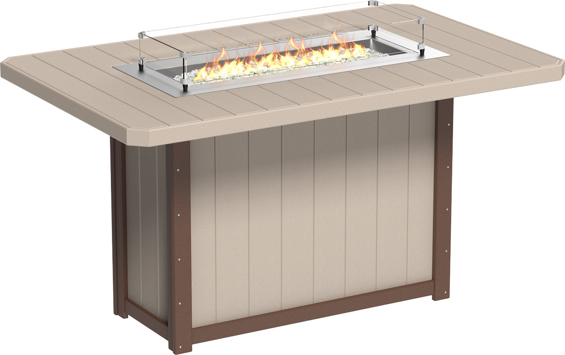 Lumin Fire Table 79" Rectangular