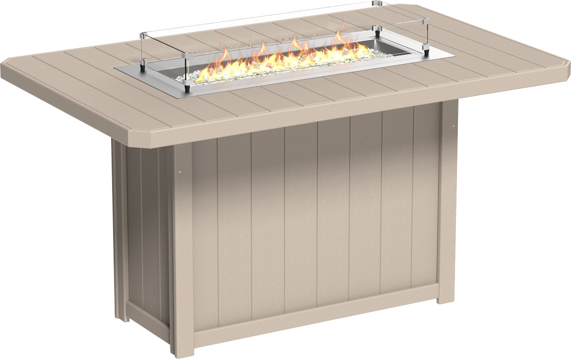 Lumin Fire Table 79" Rectangular