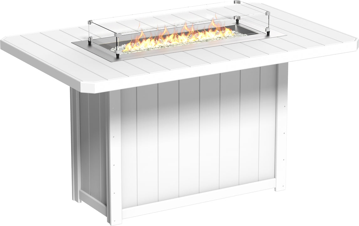 Lumin Fire Table 79" Rectangular