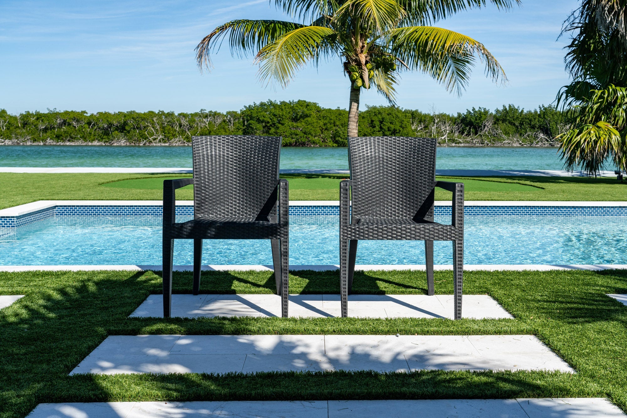 Montana Set of 2 Stackable Armchair-Anthracite