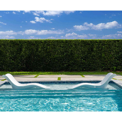 Panama Jack Set of 2 Wave In-Pool Chaise Lounger