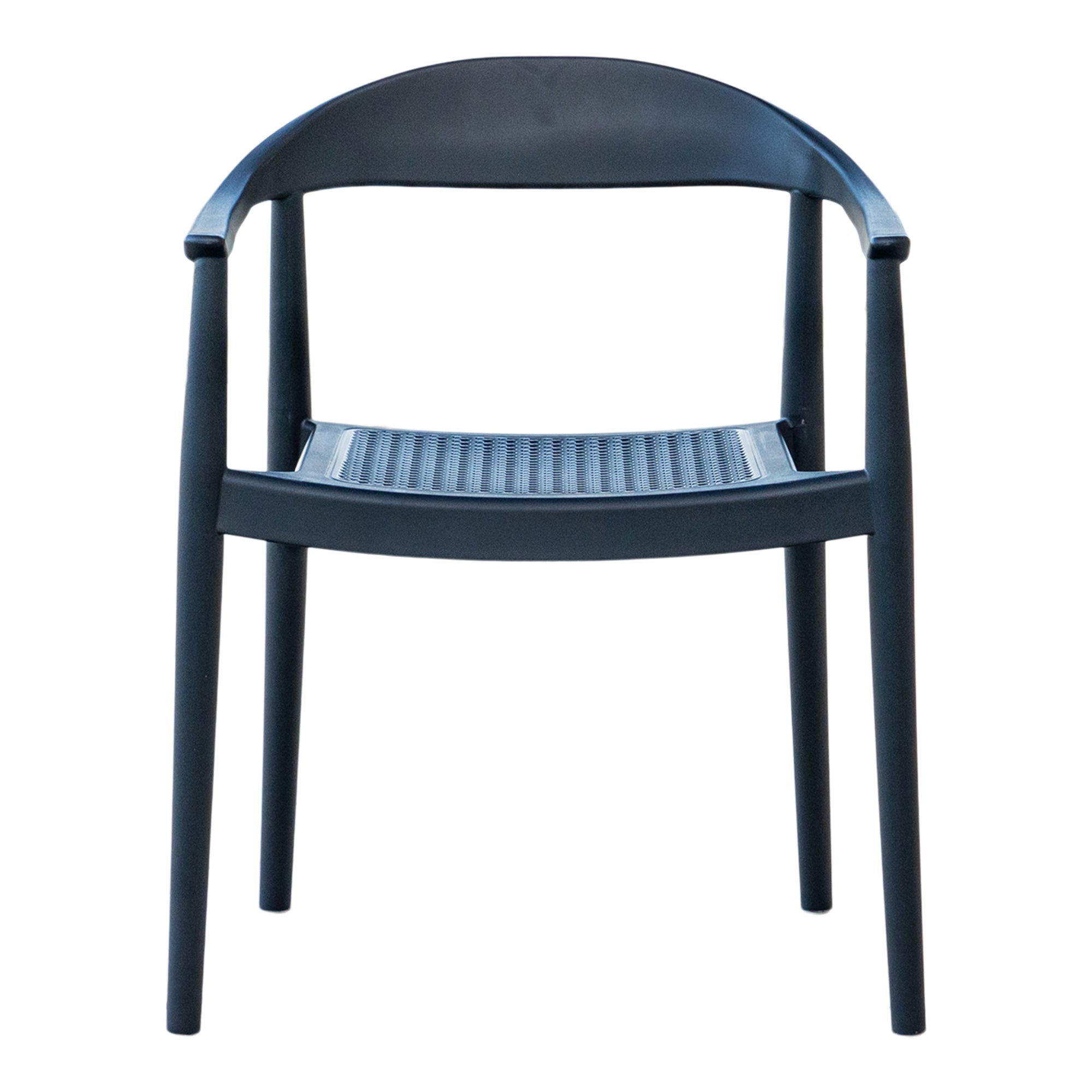 Kennedy Set of 2 Stackable Armchair-Anthracite