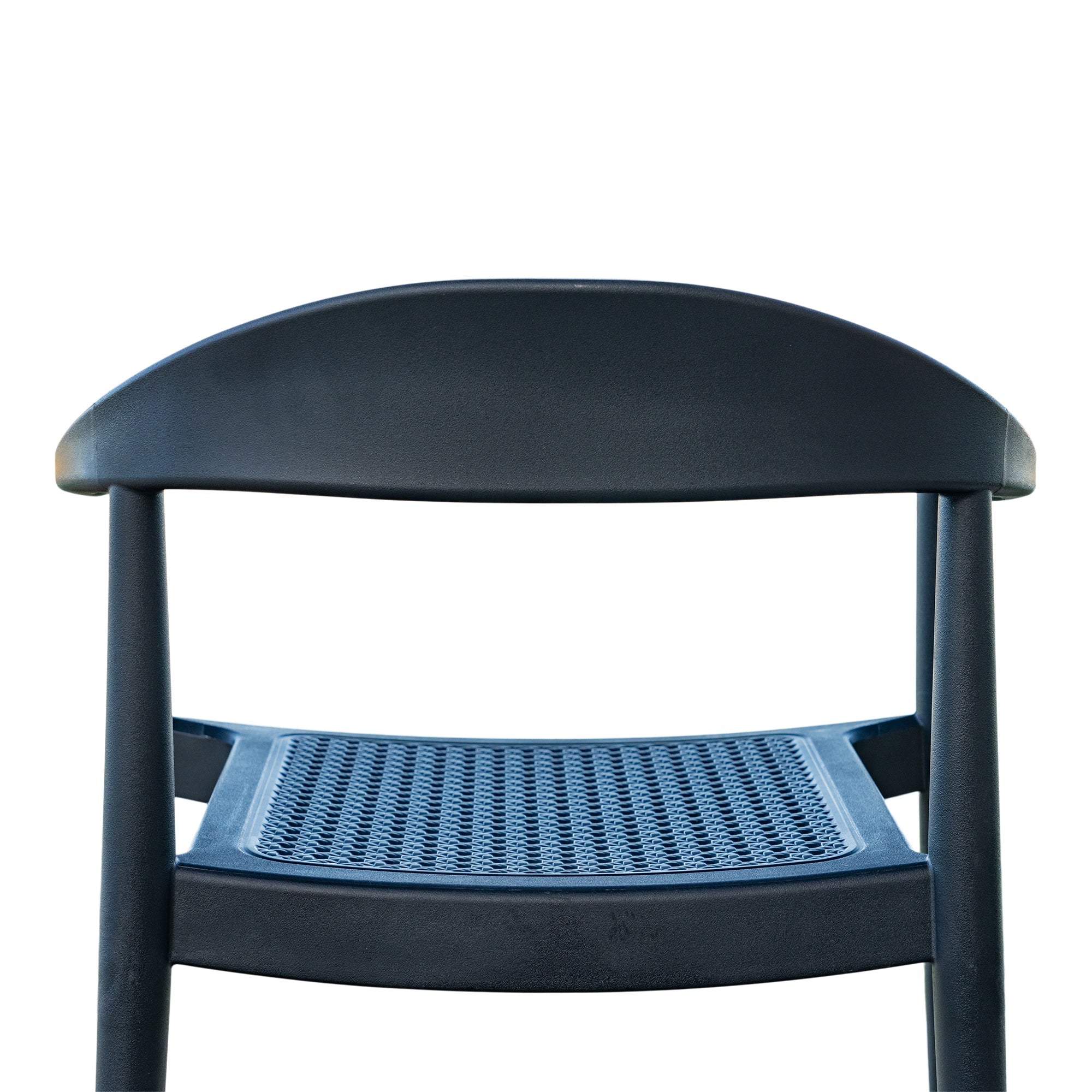 Kennedy Set of 2 Stackable Armchair-Anthracite