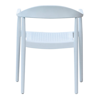 Kennedy Set of 2 Stackable Armchair-White