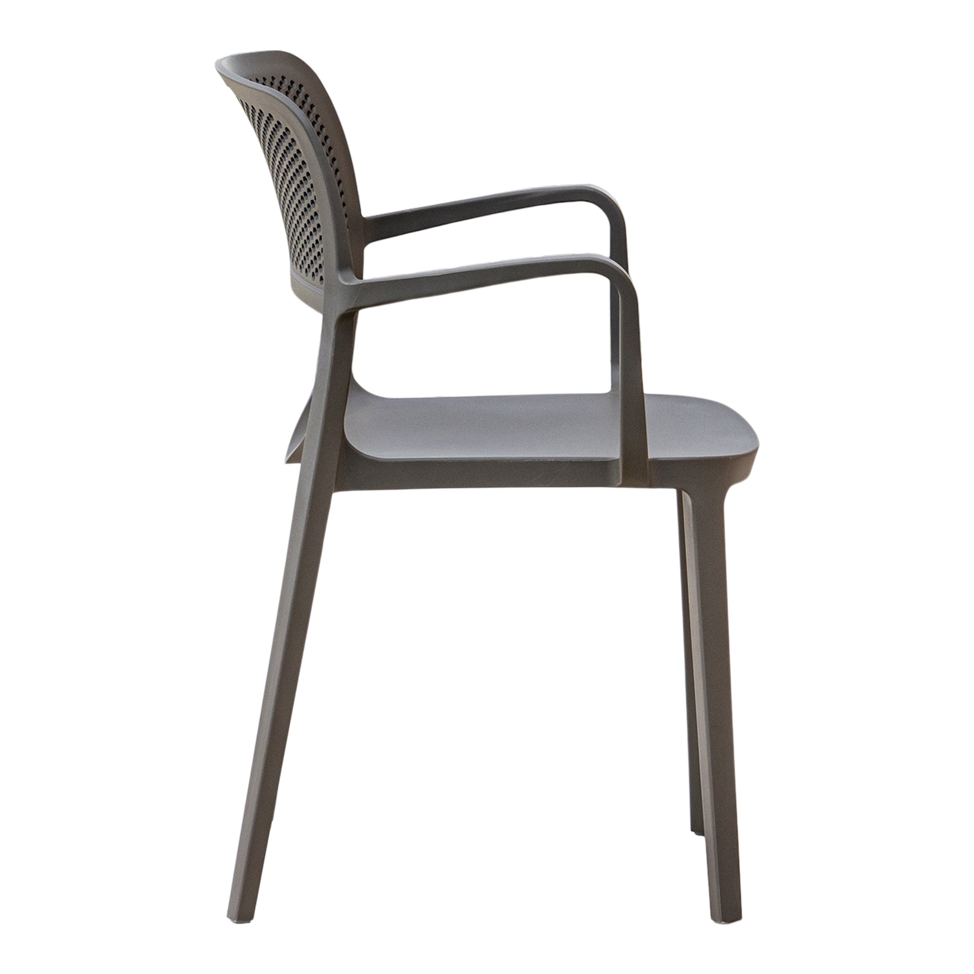 Mila Set of 2 Stackable Armchair-Cappuccino