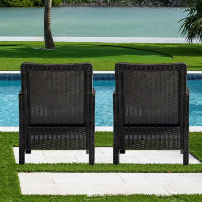 Nova Set of 2 Lounge Chairs W/Cushion