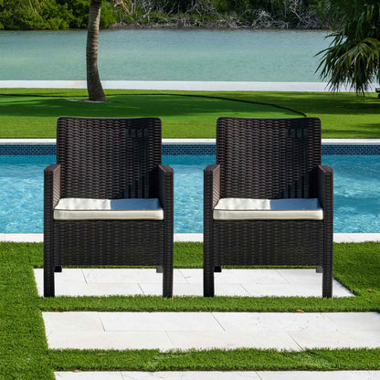 Nova Set of 2 Lounge Chairs W/Cushion