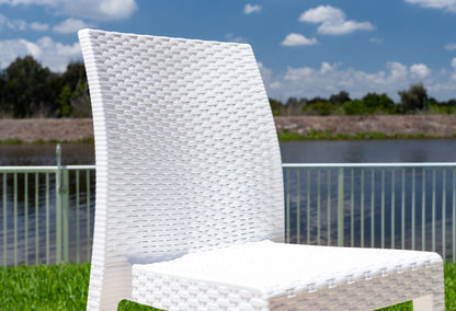 Siena Set of 2 Stackable Side chair-White